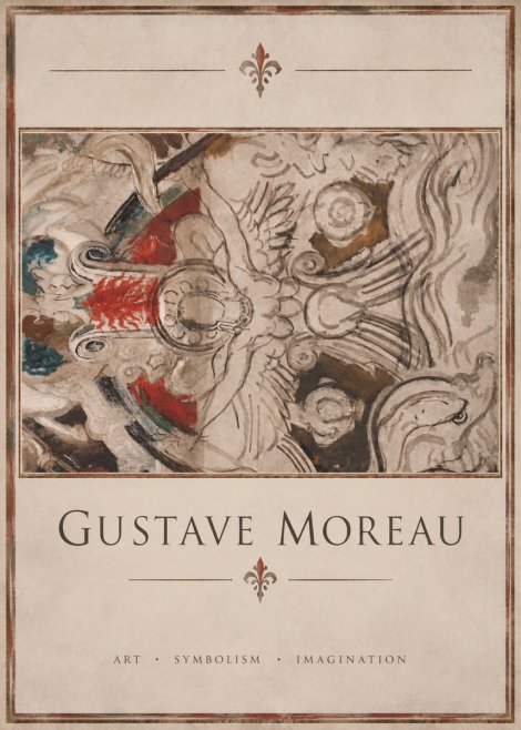 Gustave Moreau Decorative Composition No4 - Póster