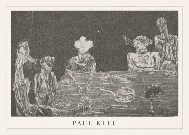 Paul Klee Die Mahlzeit No4 - Póster