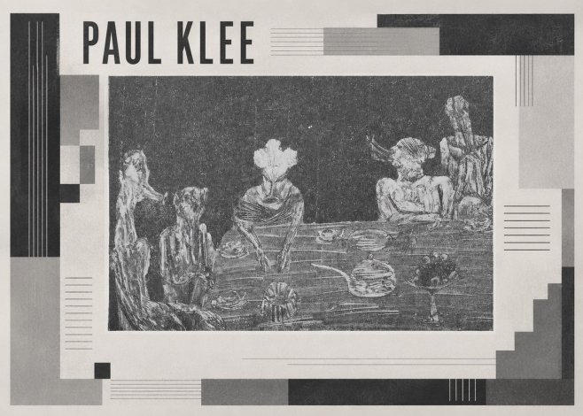Paul Klee Die Mahlzeit No6 - Póster