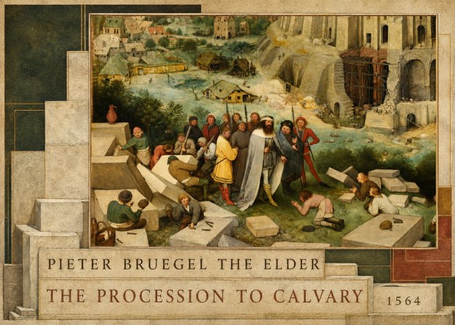 Pieter Bruegel The Tower of Babel XIV No6 - Póster