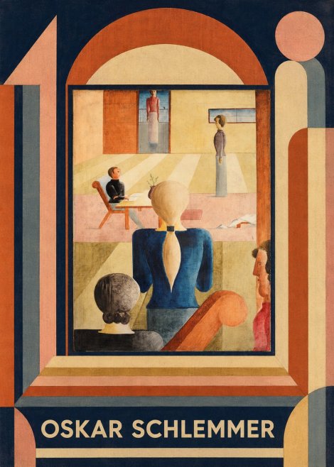 Oskar Schlemmer Composition with Figures No5 - Póster