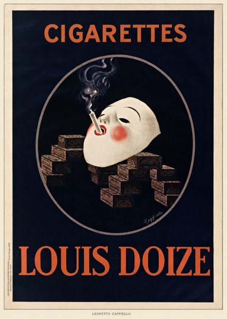 Leonetto Cappiello Cigarettes Louis Doize No6 - Póster