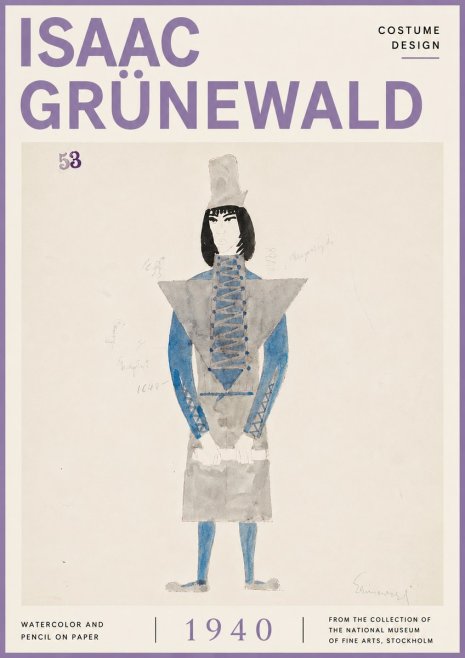 Isaac Grünewald Costume Design X No6 - Póster