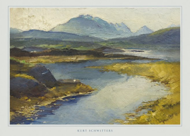 Kurt Schwitters Landschaft No6 - Póster
