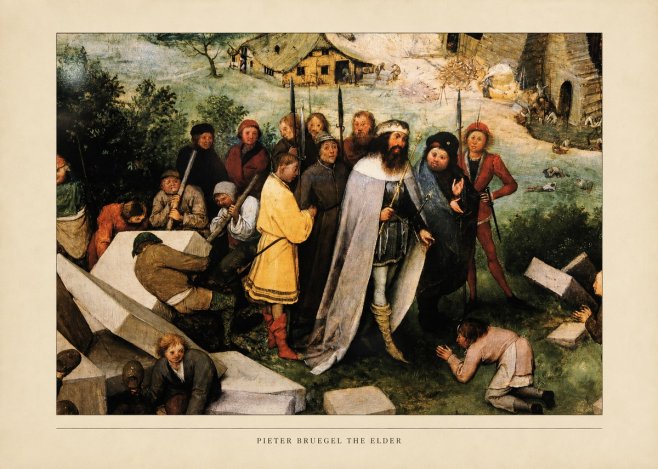 Pieter Bruegel The Blind Leading the Blind III No5 - Póster