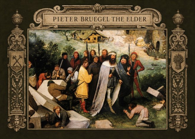 Pieter Bruegel The Blind Leading the Blind III No6 - Póster