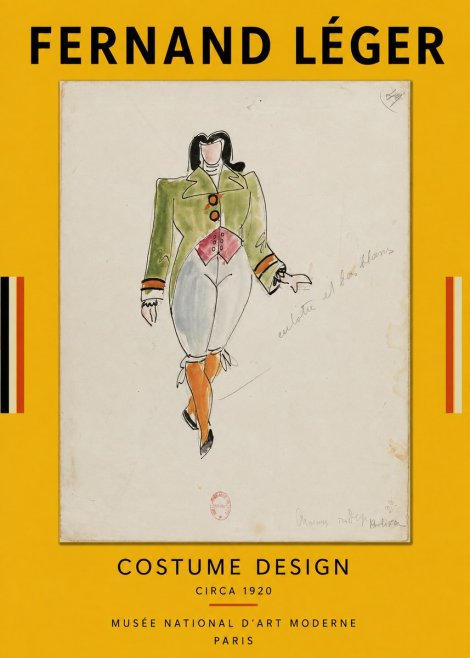 Fernand Léger Costume Design II No3 - Póster