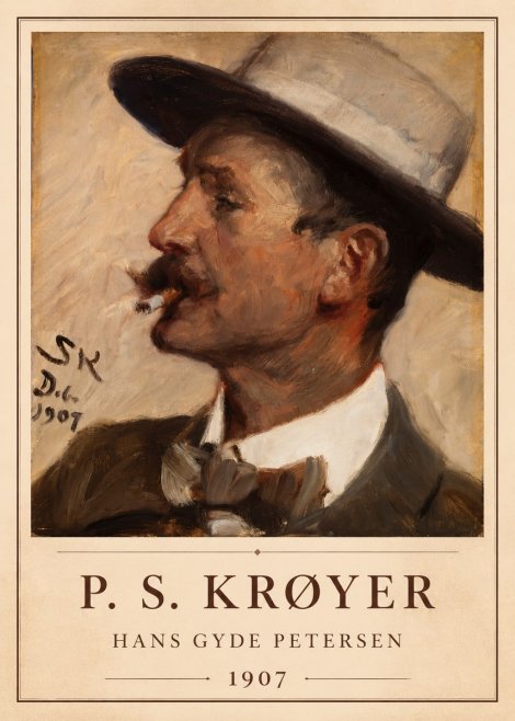 P.S. Krøyer Hans Gyde Petersen No1 - Póster