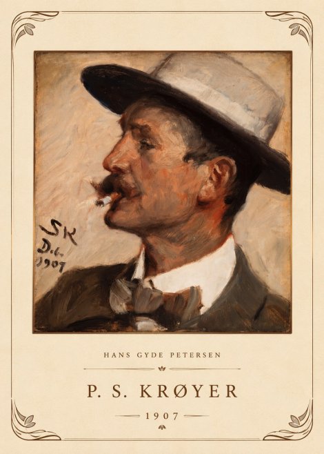 P.S. Krøyer Hans Gyde Petersen No4 - Póster