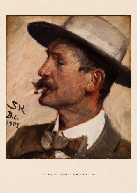P.S. Krøyer Hans Gyde Petersen No5 - Póster