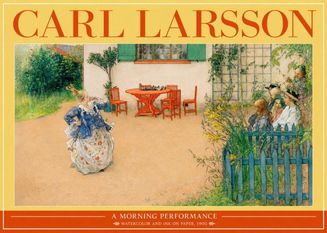 Carl Larsson A Morning Performance No2 - Póster