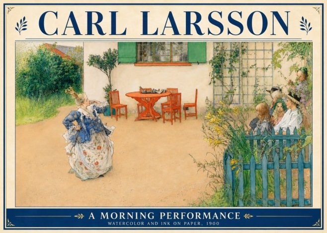 Carl Larsson A Morning Performance No5 - Póster