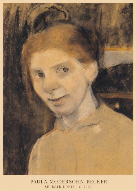 Paula Modersohn-Becker Selbstbildnis No6 - Póster