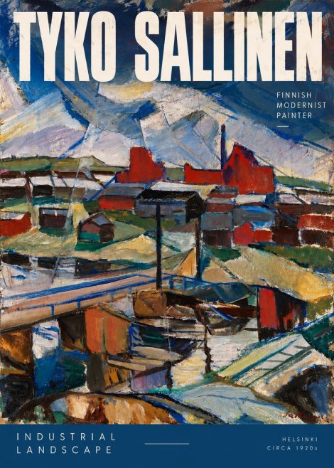 Tyko Sallinen Industrial Landscape No2 - Póster