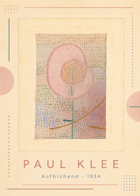 Paul Klee Aufblühend No1 - Póster
