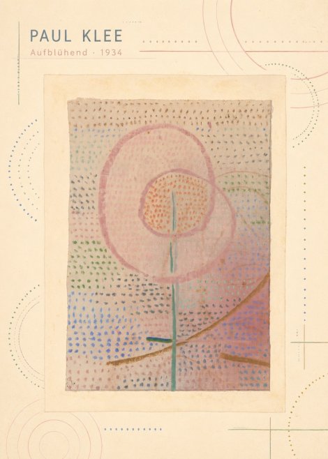 Paul Klee Aufblühend No3 - Póster