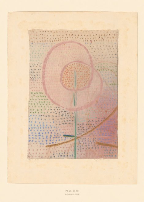 Paul Klee Aufblühend No5 - Póster