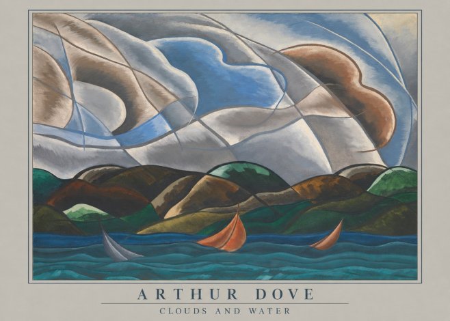 Arthur Dove Clouds and Water No4 - Póster