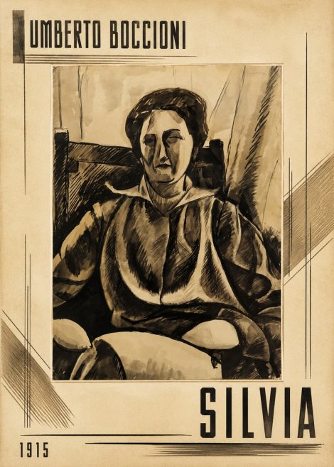 Umberto Boccioni Silvia No1 - Póster