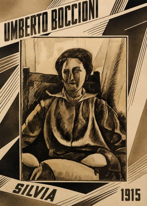 Umberto Boccioni Silvia No2 - Póster