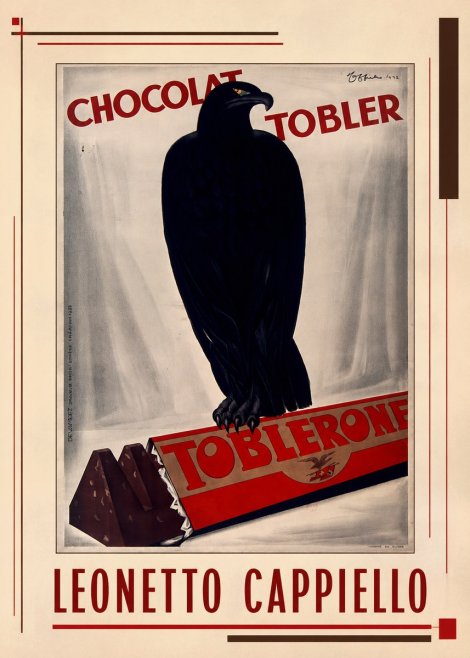 Leonetto Cappiello Chocolat Tobler No3 - Póster