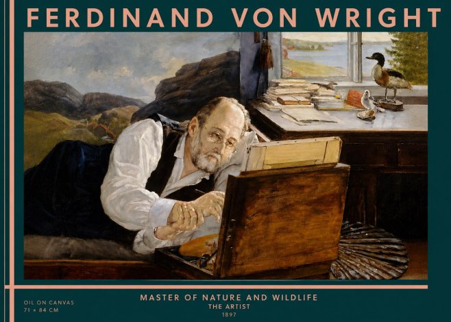 Ferdinand von Wright The Artist No3 - Póster