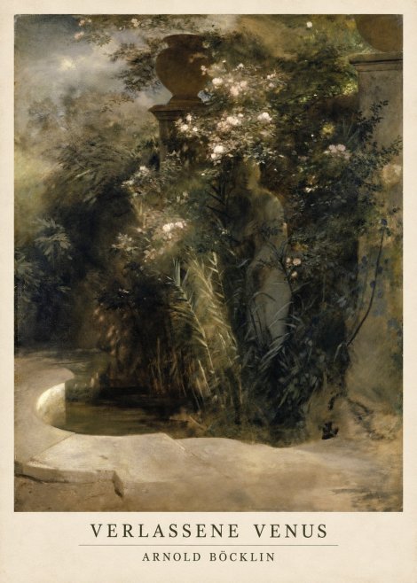 Arnold Böcklin Verlassene Venus No2 - Póster