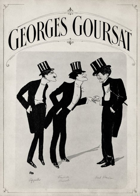 Georges Goursat Capiello, Francis De Croisset, Paul Hervieu No3 - Póster