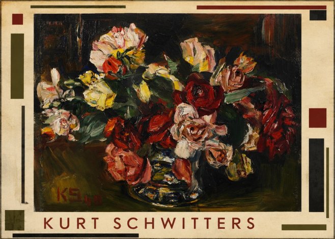 Kurt Schwitters Flower Still Life No1 - Póster