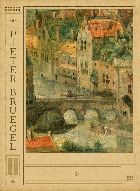 Pieter Bruegel Cityscape with Bridge No2 - Póster