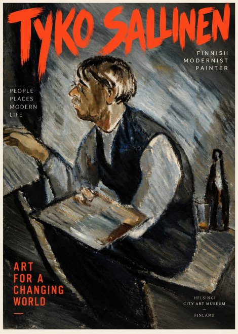 Tyko Sallinen The Artist at Work No2 - Póster