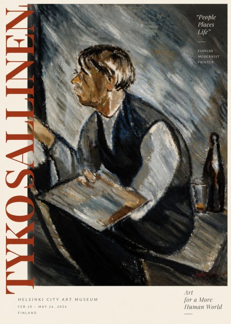 Tyko Sallinen The Artist at Work No6 - Póster