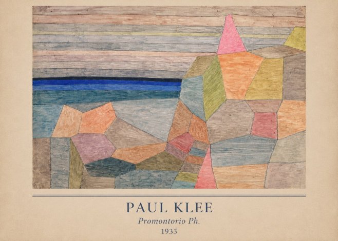 Paul Klee Promontorio Ph. No3 - Póster