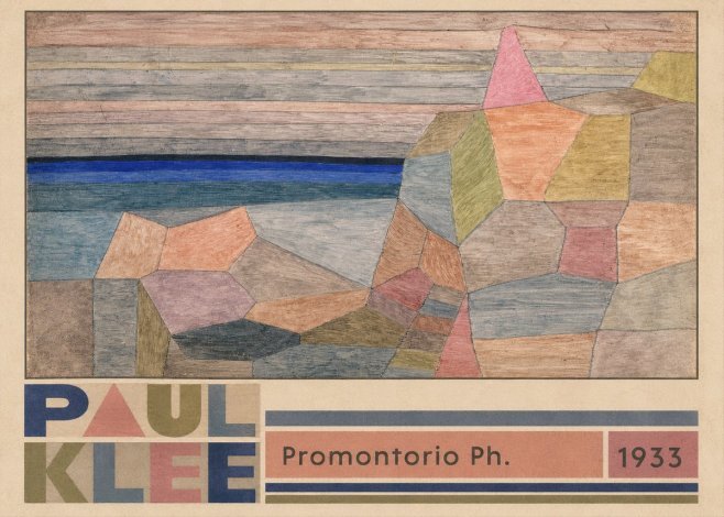 Paul Klee Promontorio Ph. No4 - Póster