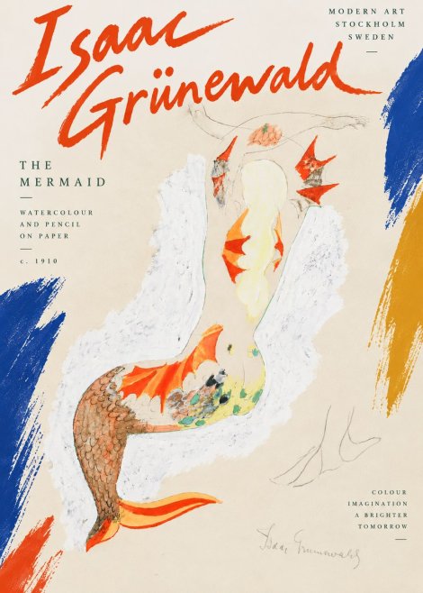 Isaac Grünewald The Mermaid No6 - Póster