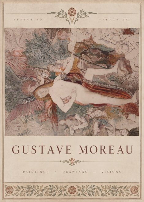 Gustave Moreau The Hymn to Beauty No5 - Póster