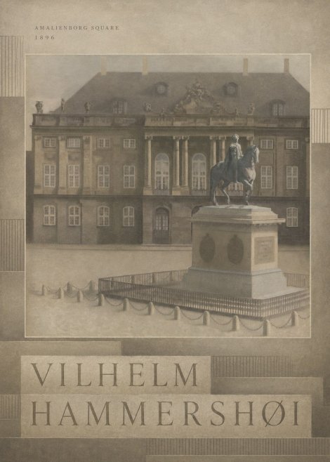 Vilhelm Hammershøi Amalienborg Square I No5 - Póster