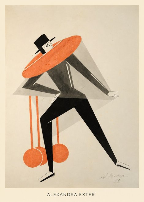 Alexandra Exter Constructivist Figure No6 - Póster