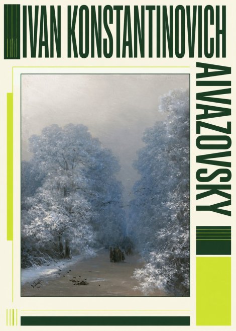Ivan Konstantinovich Aivazovsky Winter Forest No6 - Póster