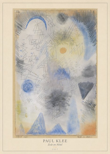Paul Klee Ziele Im Nebel No4 - Póster