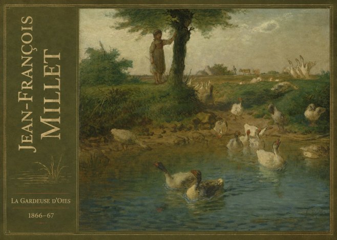 Jean-François Millet La Gardeuse D'oies No2 - Póster