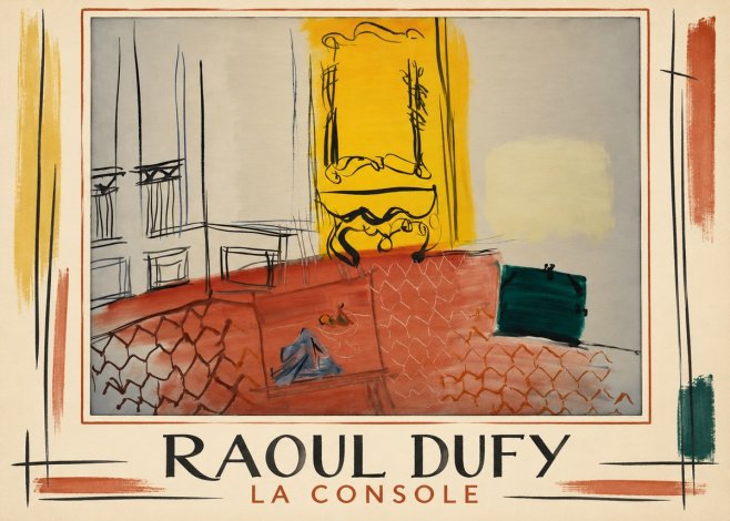 Raoul Dufy La Console No1 - Póster