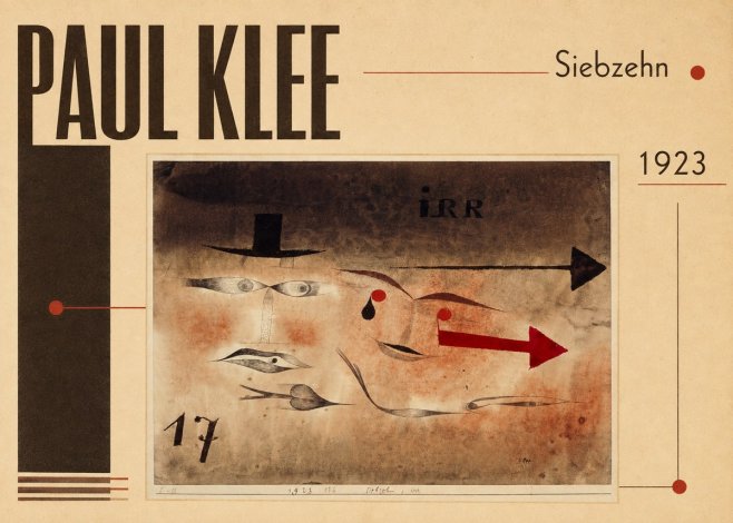 Paul Klee Siebzehn, Irr No4 - Póster