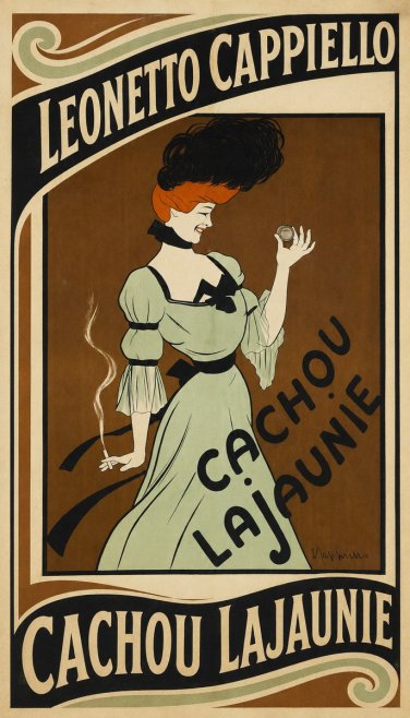 Leonetto Cappiello Cachou Lajaunie No2 - Póster