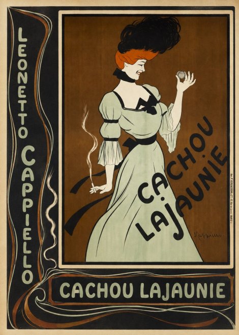 Leonetto Cappiello Cachou Lajaunie No3 - Póster