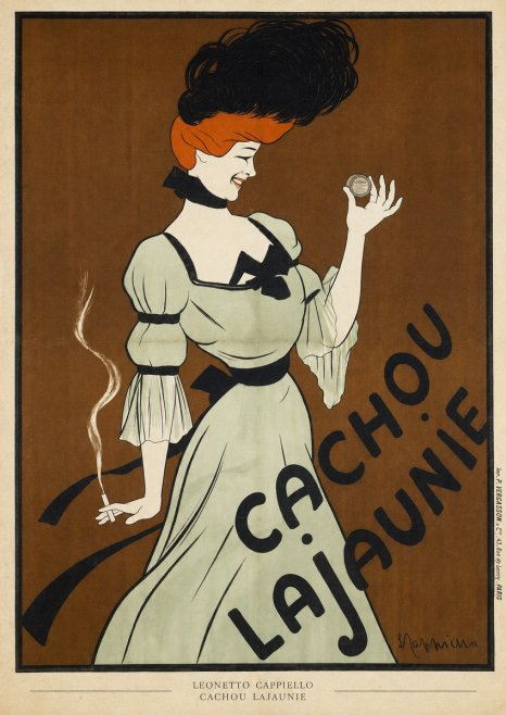Leonetto Cappiello Cachou Lajaunie No6 - Póster