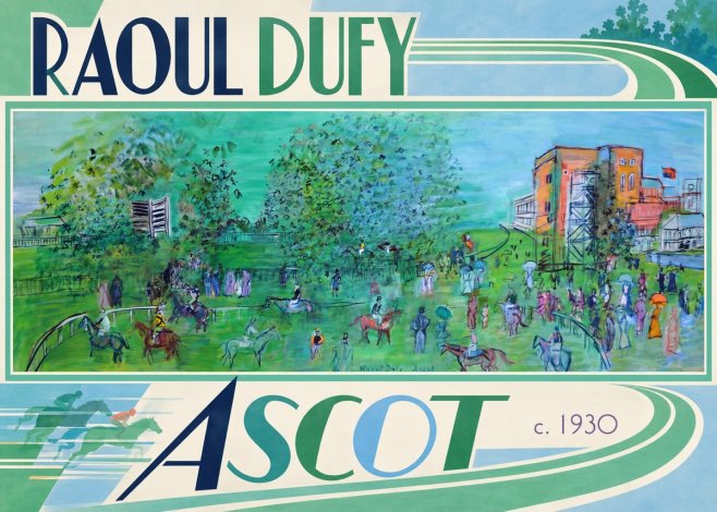 Raoul Dufy Ascot C. 1930 I No2 - Póster