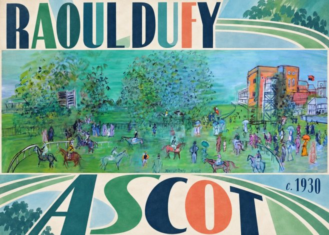 Raoul Dufy Ascot C. 1930 I No5 - Póster