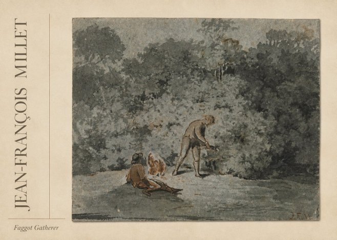 Jean-François Millet Faggot Gatherer No2 - Póster