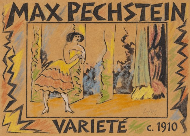 Max Pechstein Varieté No1 - Póster